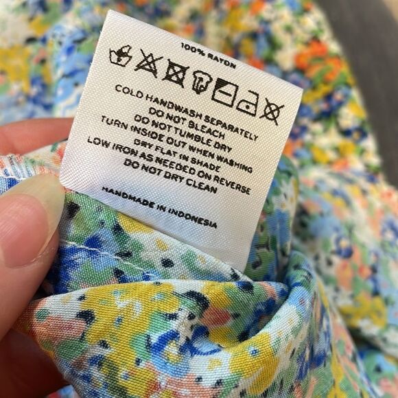 Faithfull The Brand Jeanette Floral Mini Dress 6 - Picture 9 of 10